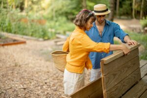 Construction d'un composteur en bois
